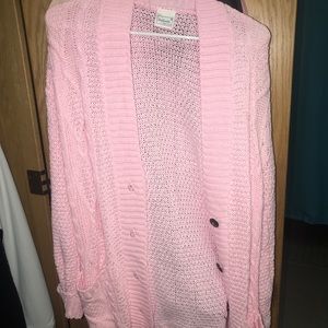 Soft Pink Cardigan w/ pockets